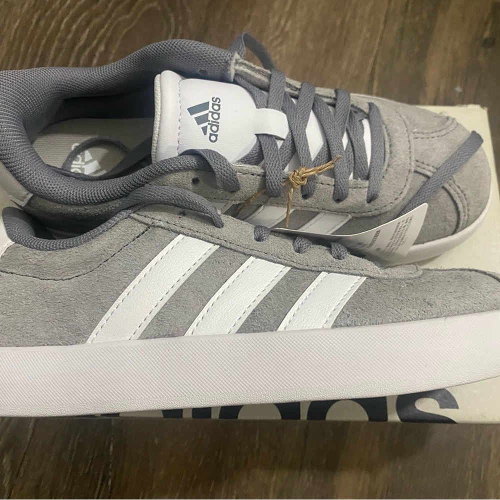 adidas Kids Sneakers Gray and White
